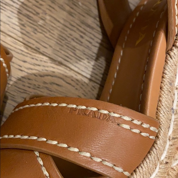Prada crisscross wedges size/ 36 - Picture 2 of 7